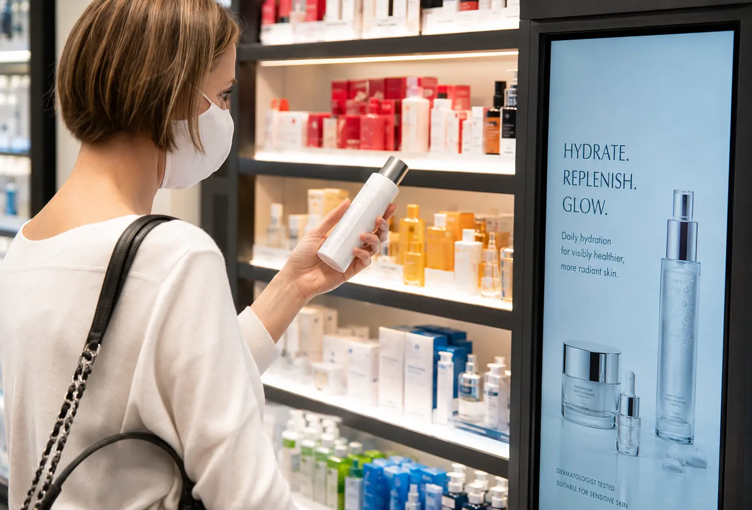 Eucerin retail product displays