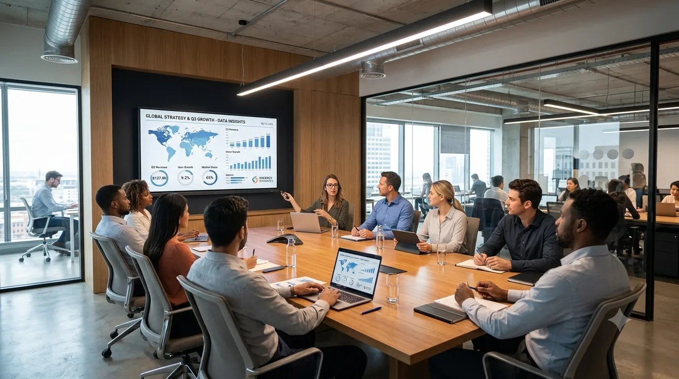 Meeting room displays