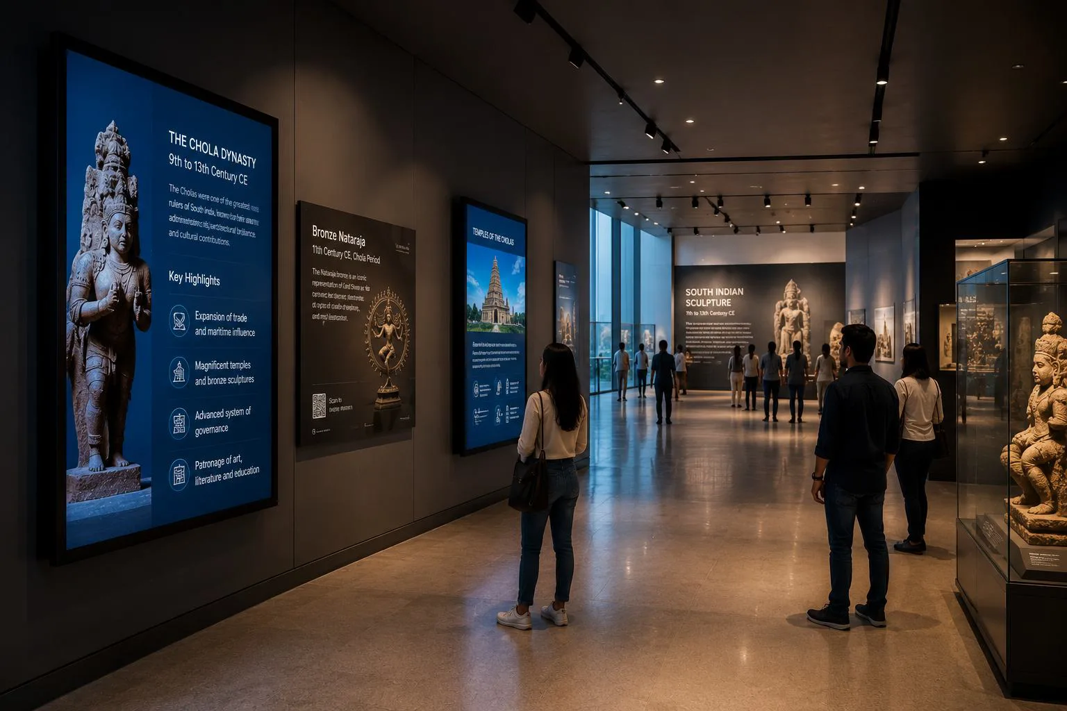 Commercial museum displays