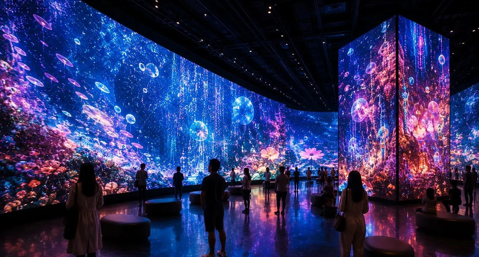 Museum LED wall